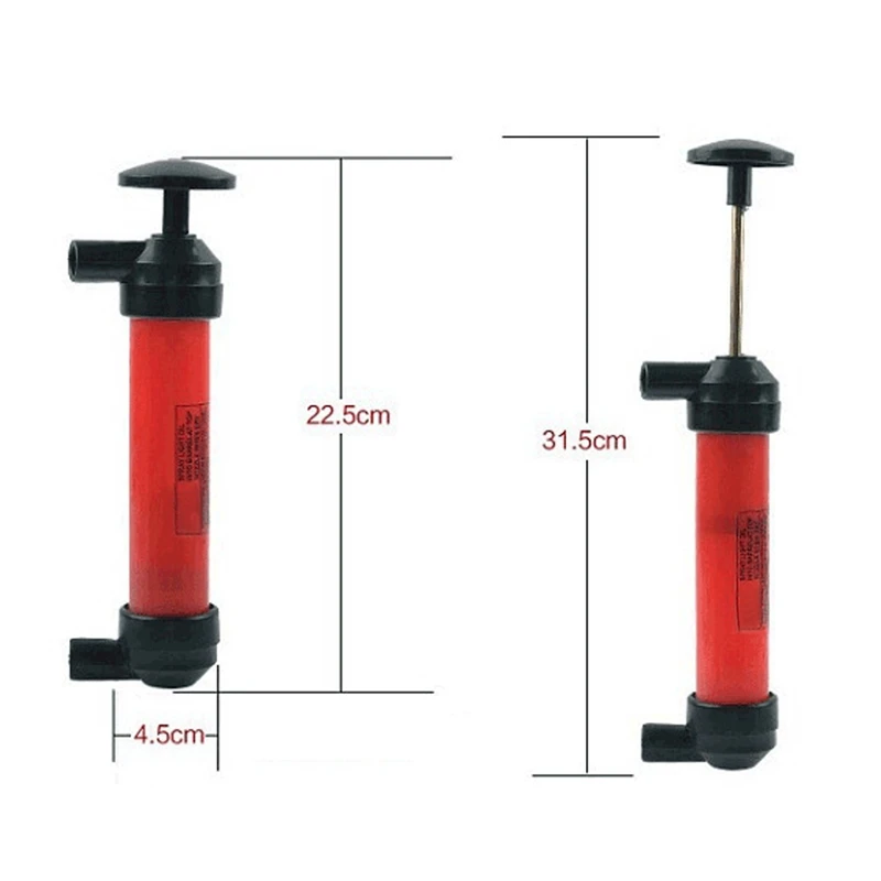 Portable Manual Oil Pump Hand Siphon Tube Car Hose Liquid Gas Transfer Sucker Suction Inflatable Pump Grease Gun Tools (3)