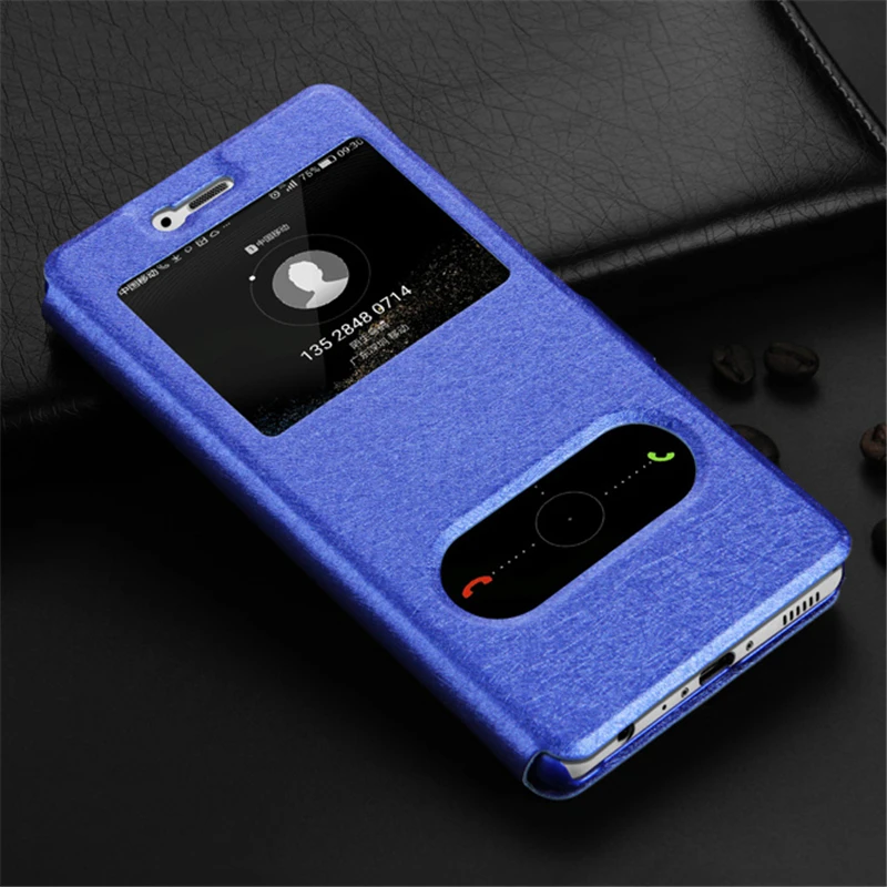 Wallet Flip Cover Case for Xiaomi Redmi 5 Plus 5A 4X 4A S2 Luxury Brand Window View Leather Case Redmi Note 4 4X 5 5A Pro Coque