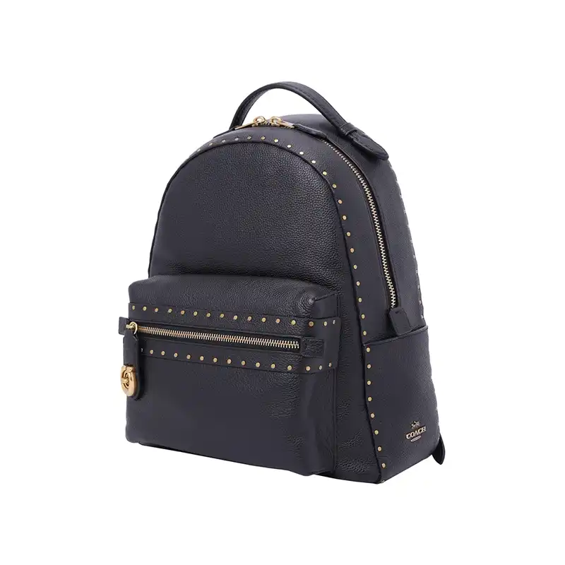 coach campus backpack with rivets