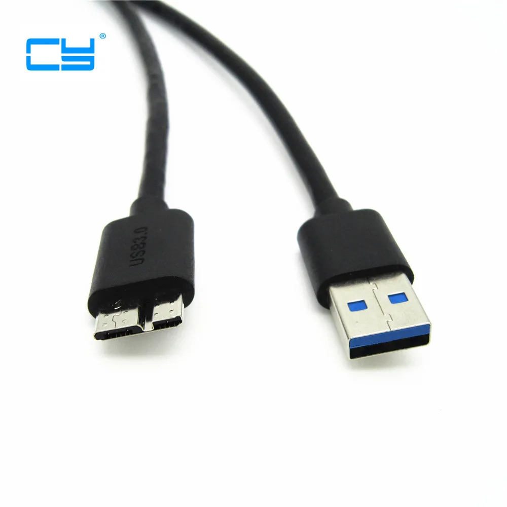 USB 3,0 мужчина к Micro B кабель Высокое скорость 5 Гбит/с адаптер для кабельного шнура конвертер для внешний жесткий диск HDD 30 см 60 1 М 1,5