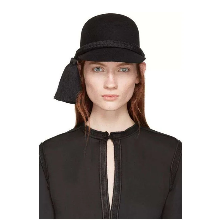 Tasseled Equestrian Hat (2)