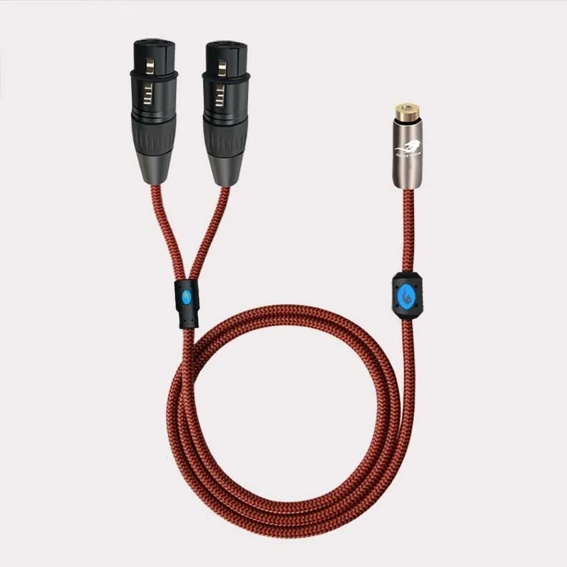 Stereo 3 5mm Female to 2x XLR Female Audio Extension Cable Mixer Amplifier Headphone Shielded Cable 1m 2m 3m 5m