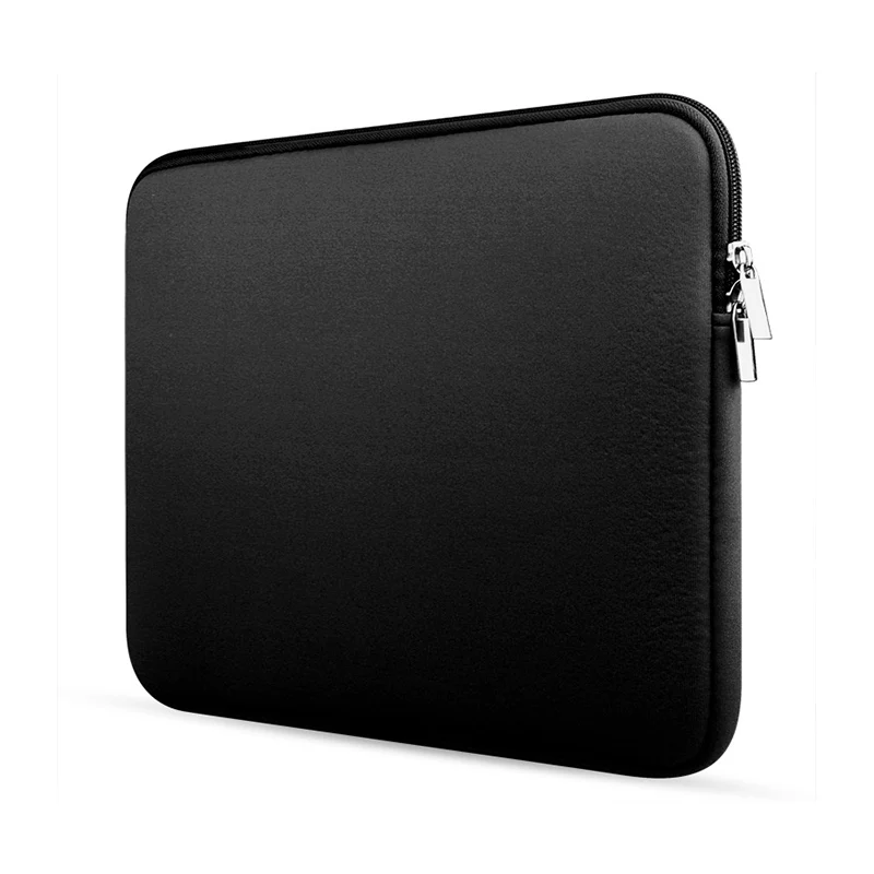 Для MacBook Air 11,6 дюймов 12 дюймов Универсальный мягкий планшет чехол с подкладкой рукав сумка защитный чехол Чехол A1465 A1370 MD223 MD711 - Цвет: black