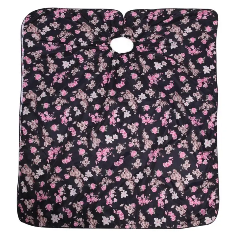 Flower Pattern Cutting Hair Waterproof Cloth Salon Cape Hairdressing Hairdresser Apron Haircut capes