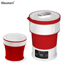 Складной силикагель чайник для горячей воды путешествия Кемпинг Электрический чайник небольшой объем складной Hervidor De Agua электрико Bouilloire