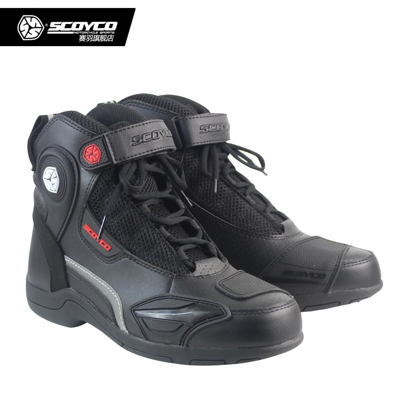 SCOYCO MBT015 мото гоночные кожаные мотоциклетные ботинки обувь для езды на мотоцикле rbike спортивные дорожные скоростные профессиональные мотоциклетные ботинки для верховой езды