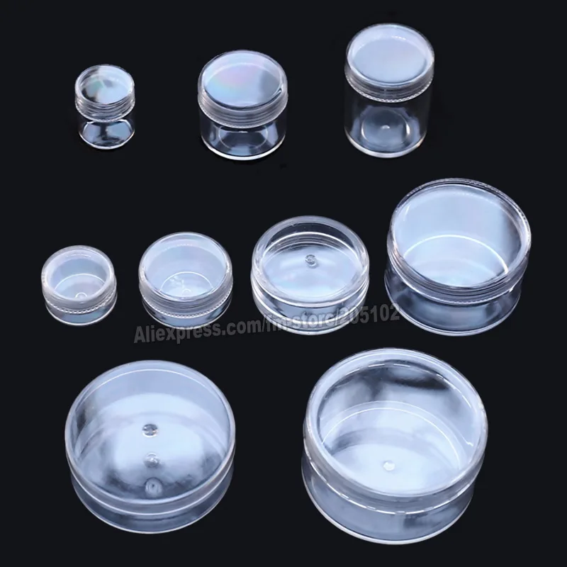 Many Sizes Clear Round Box Plastic case for Organizer DIY Tool Nail Art Jewelry Accessory beads stones Crafts container Storage Many Sizes Clear Round Box Plastic case for Organizer DIY Tool Nail Art Jewelry Accessory beads stones Crafts container Storage