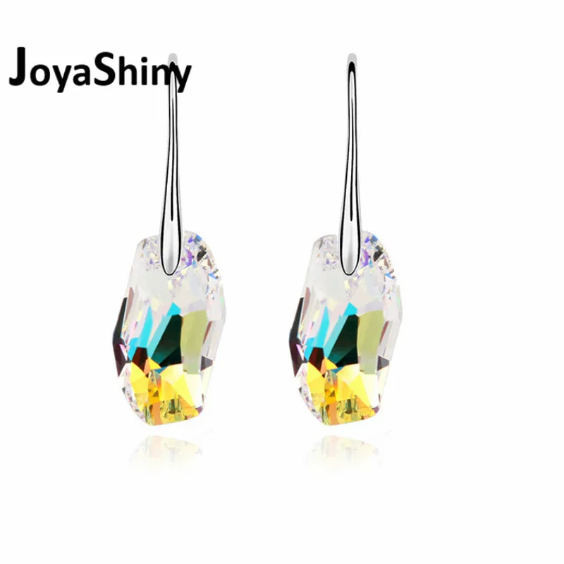 

Joyashiny Crystals from Swarovski Dangle Earrings For Women Handmade long Crystal Statement Dangle Earrings Wedding Party Gift