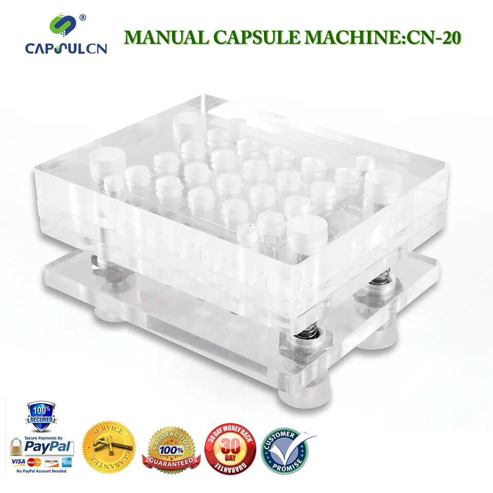 

high quality 000 Manual capsule filler machines CN-20 customized for size 000