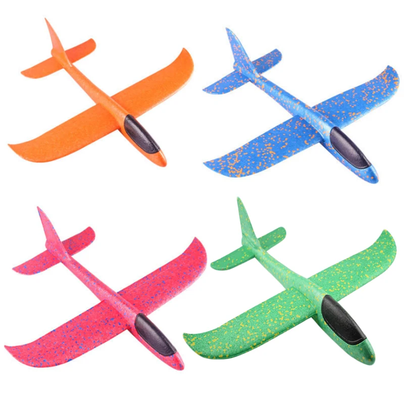 

36/49CM Hand Throw Flying Glider Planes Foam Aircraft Model EPP Resistant Breakout Aircraft Children Party Game Outdoor Toys