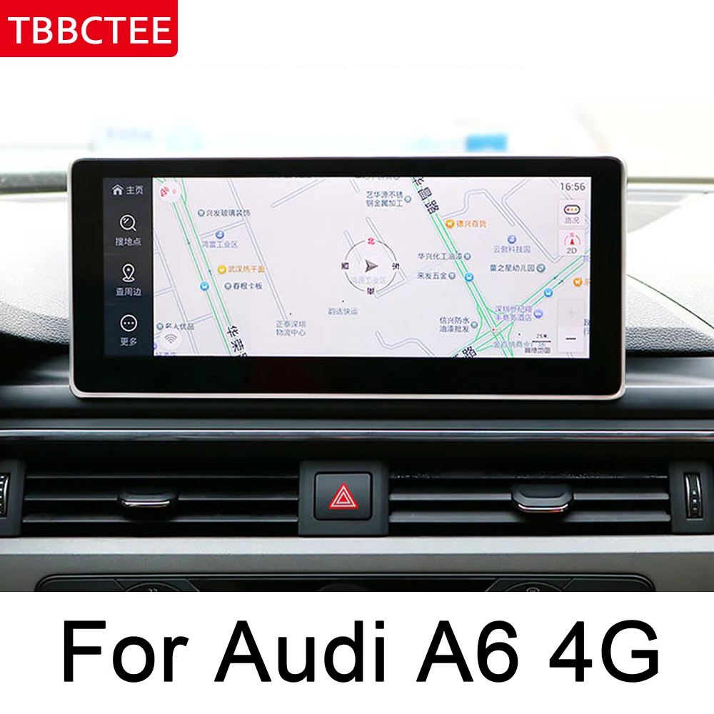 For Audi A6 A6L 4G 2011~ MMI IPS Android Car Multimedia Player GPS Navigation Original Style HD Screen WiFi BT