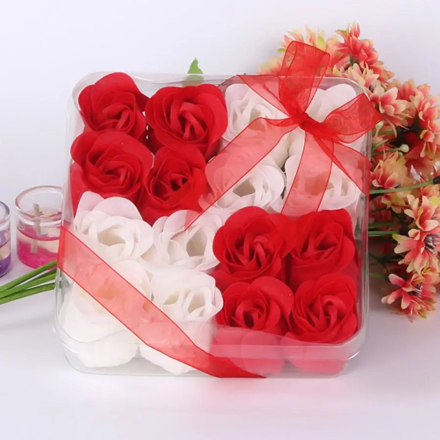 Aliexpress.com : Buy Rose Soap 16Pcs Heart Scented Bath