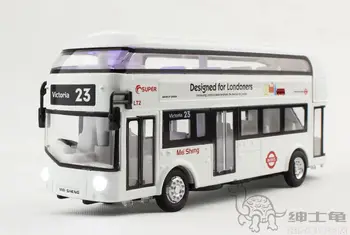 

High Simulation Model Toys: Nostalgia London Double-decker Bus Model Alloy Bus Model Excellent Gifts