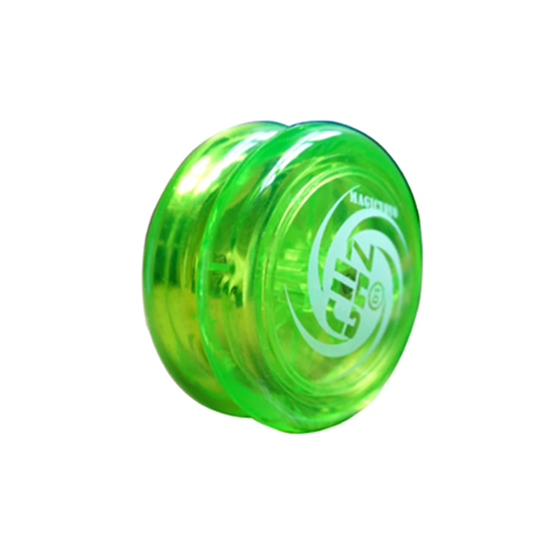 

MAGICYOYO D1-GHZ Loop Yoyo Ball for Beginner Poly Carbonate Plastic Loop Yoyo Christmas Gift For Kids - Fluorescent Green/Clear