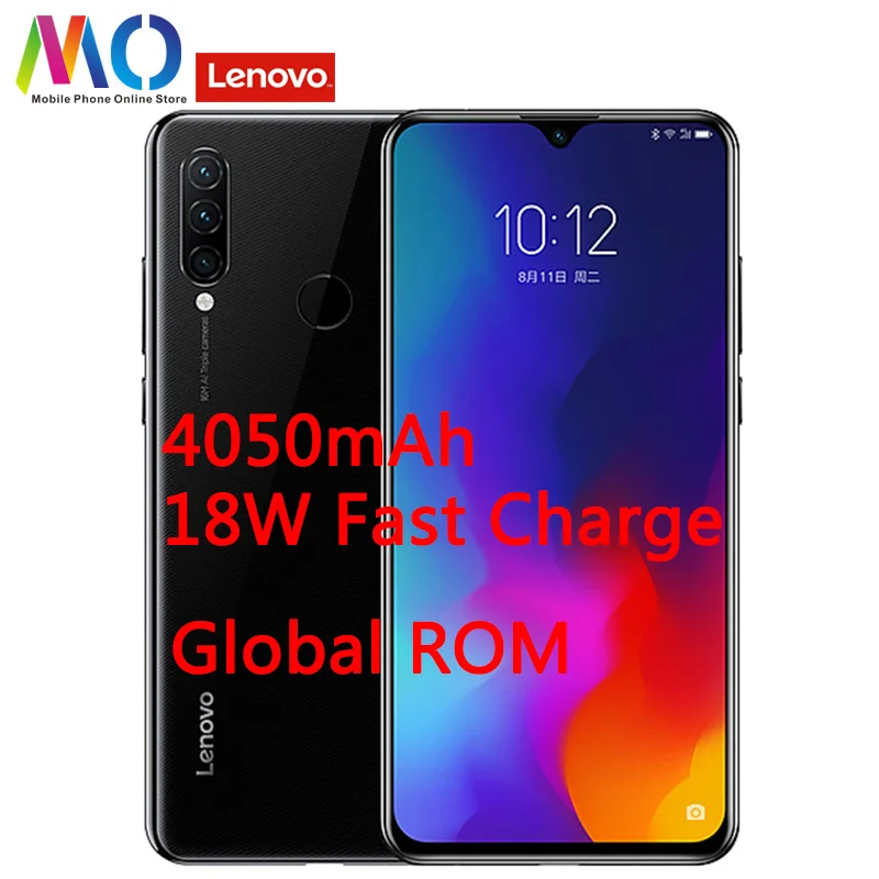 

2019 Original Lenovo Z6 Lite 6GB RAM 128G ROM Snapdragon 710 Octa Core Triple Back Camera 6.3 Inch Water Drop 4050mAh Smartphone