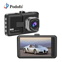 Podofo 3 “Car Video Recorder DVR HD 1080 P Videocamera per auto Dash cam di Visione Notturna Motion Detection Registrazione del Ciclo Registrator dashcam