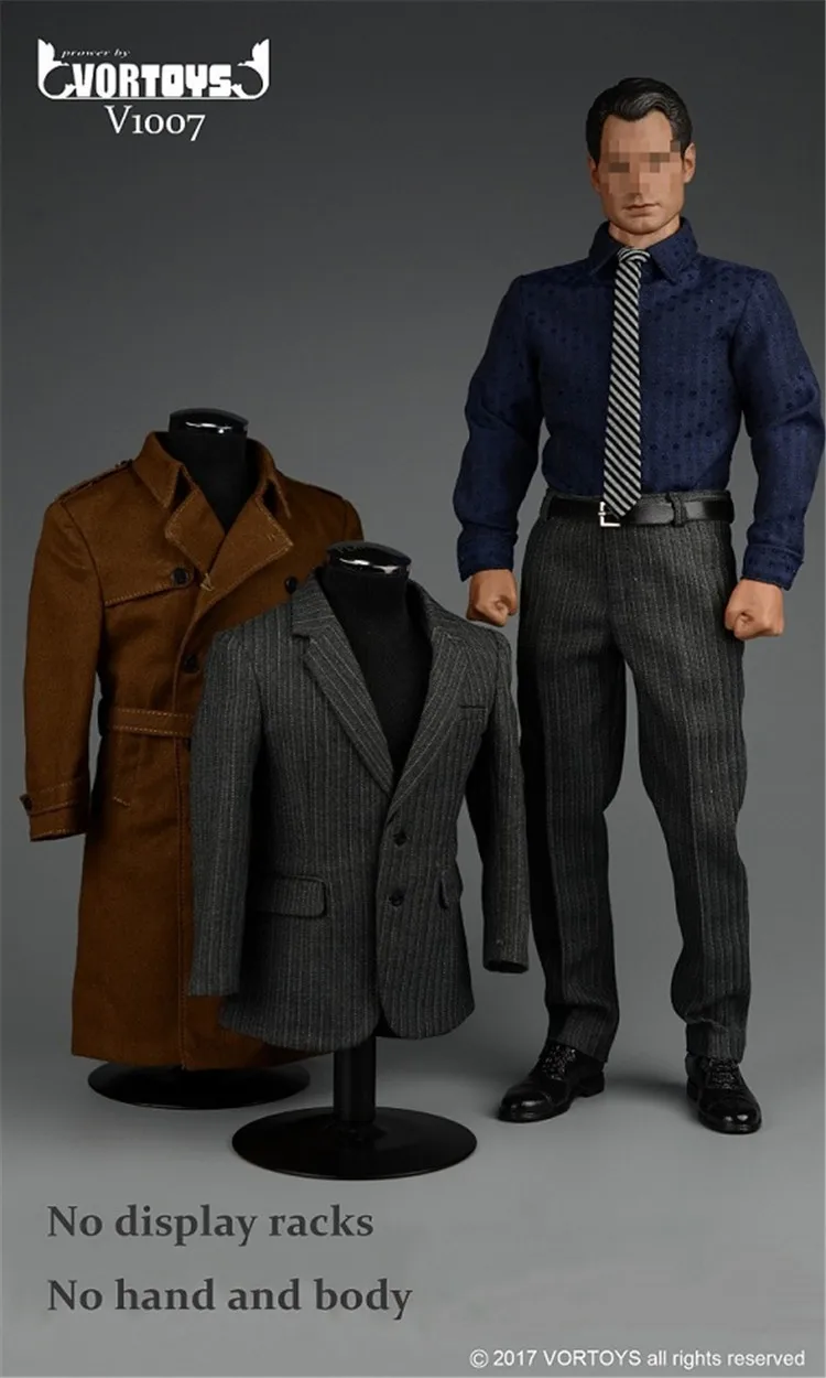 Vortoys 1/6 V1007 джентльмен ветровка костюм для 12 inch ganghood coomodel фигурку DIY и Вентиляторы