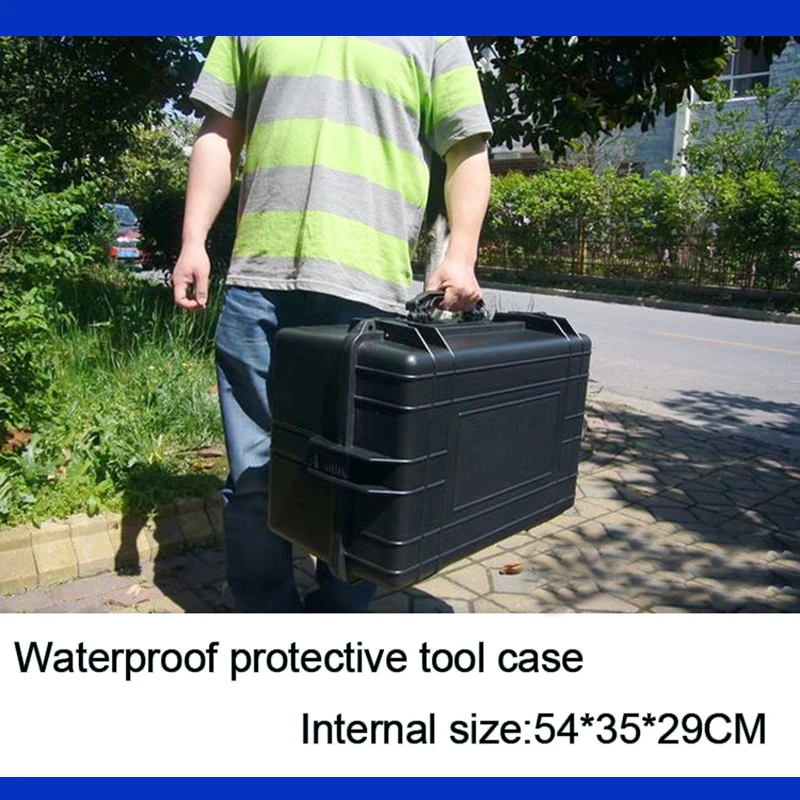 Случае Инструмент toolbox Футляр ударопрочный герметичный водонепроницаемый корпус камеры защитный чемодан с нарезанные пены внутри