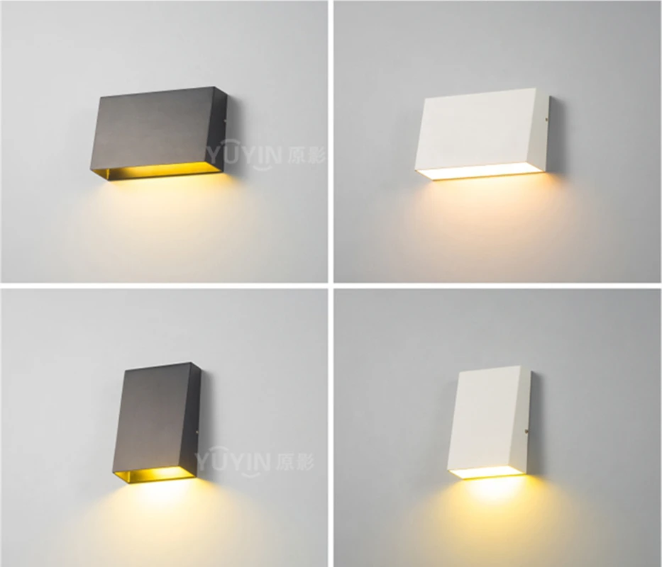 

Modern Waterproof Cube 3/6W COB outdoor Indoor LED wall lamp Wall Lights Bathroom Lighting bedside lamp Garden porch CWL0011