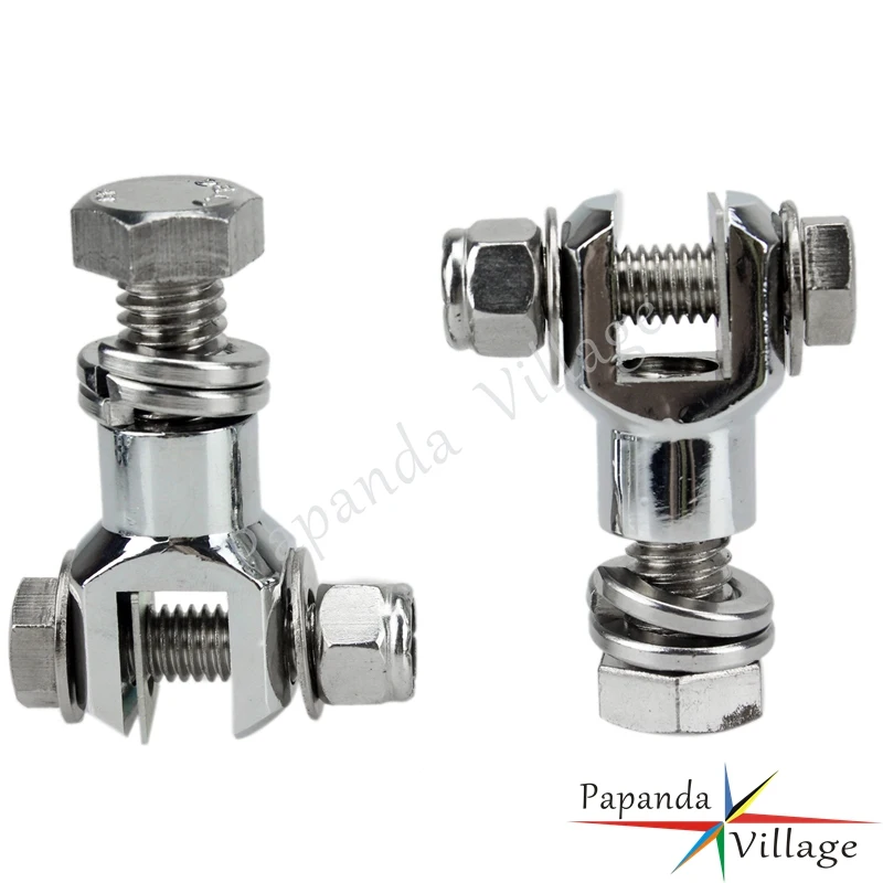 

Papanda Motorcycle Chrome Footrest Clevis Mount Foot Peg Universal For Harley Honda Yamaha Suzuki