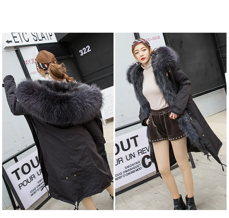 Clearance 2019 New Fashion Real Raccoon Dog Fur Warm Thicken Winter Women Coat Female Plus Size 5XL Oversize Loose Casual Hooded Jacket G6 11 Clearance 2019 New Fashion Real Raccoon Dog Fur Warm Thicken Winter Women Coat Female Plus Size 5XL Oversize Loose Casual Hooded Jacket G6 11
