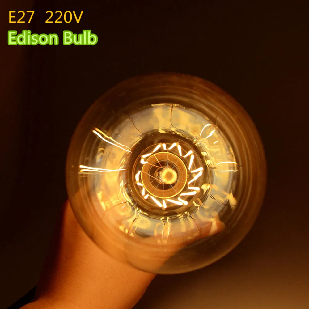 E27 LED ночник винтажная лампа Эдисона 220В лампада светодиодная креативная личность