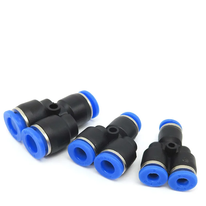

Y-Type Three-Ventilation Fast Connector Pneumatic Tracheal Intubation Interface PU Pipeline Self-locking Plug-in Direct