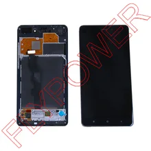 For XiaoMi NOTE HD 5.7 inch LCD Display +Digitizer touch Screen with Frame Assembly black by Free Shipping;100% Warranty