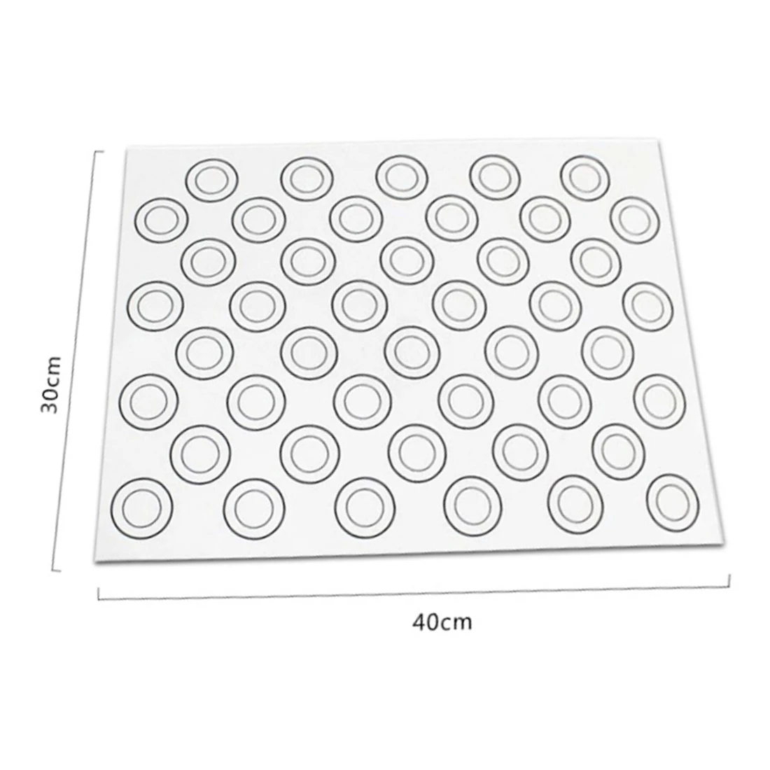 1 шт. Макарон силиконовый коврик для выпечки помадка 40X30 см Форма для выпечки Формочки Для Выпечки Кондитерские инструменты лист тесто рулонные коврики коврик