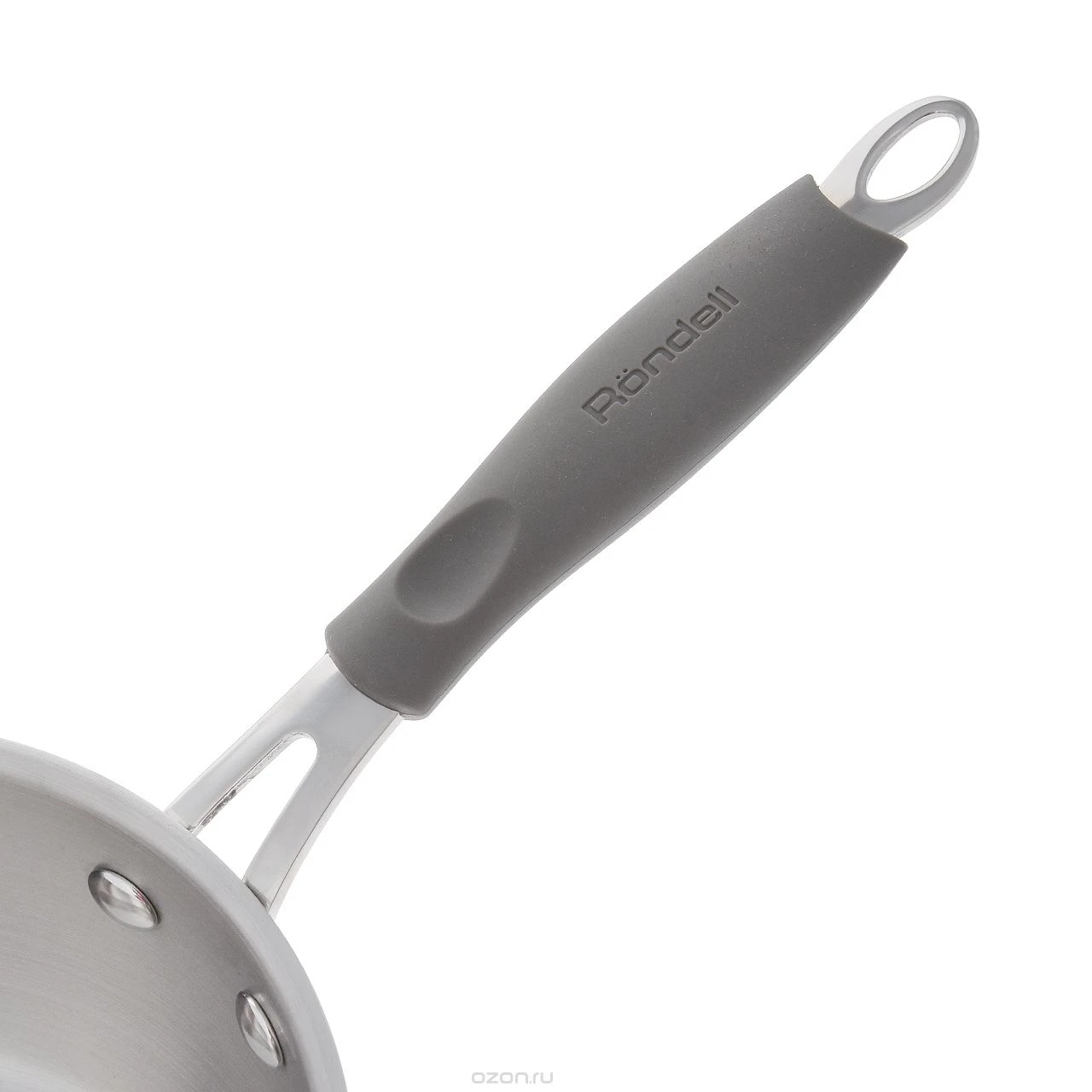 Ковш с крышкой Rondell Balance RDS-752 (Диаметр 16 см, объем 1.4 л, нержавеющая сталь, внутренние отметки литража, подходит для всех типов плит)