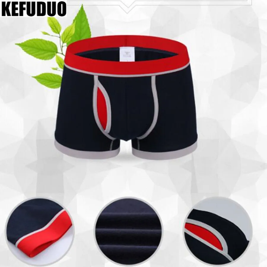KEFUDUO 7 шт./лот Для мужчин s Нижнее белье Хлопковые трусы дышащий шорты боксеры