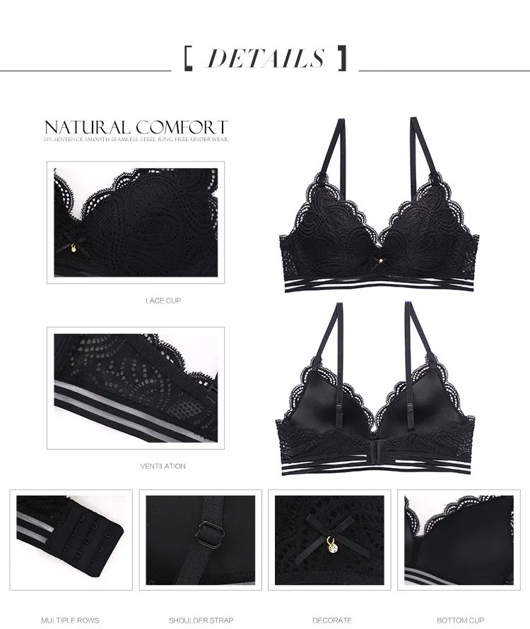 Jerrinut Sexy Lace Bralette Bra Underwear Woman Bras For Women Push Up Bralette Brassiere Female Lingerie Soutien Gorge BH 19