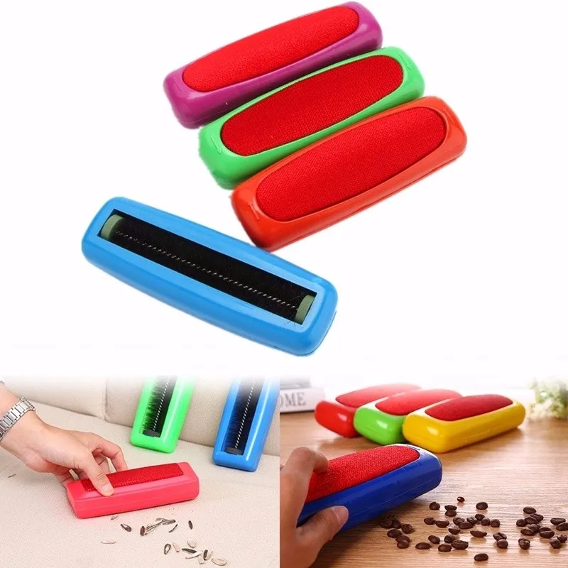 

1pc Sofa Hair Dust Brush Plastic Sweeper Carpet Table Sweeper Table Corner Cloth Dirt Crumb Collector Hand Brush Desk Cleaner