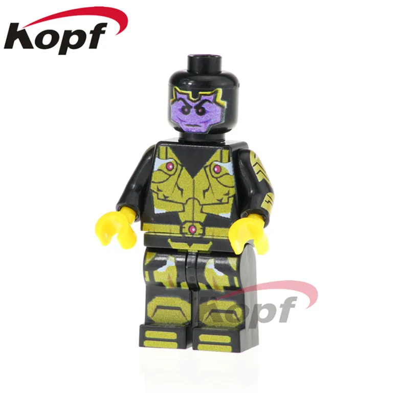 

50Pcs PG1512 Super Heroes Thanos Son Sion Taskmaster Valkyrie Catwoman Iron Man Building Blocks Bricks For Children Gift Toys