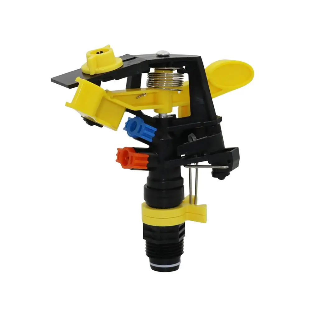 

2Pcs 360 degrees Double Outlet Rocker Sprinkler 1/2" Male Thread Rotary Jet Nozzle Garden Agricultural Irrigation Lawn Sprayer