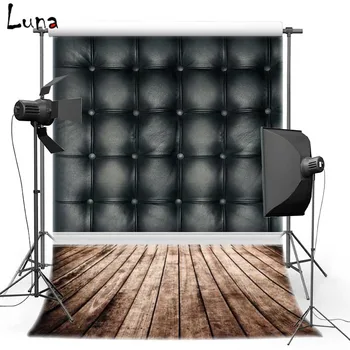 

DAWNKNOW Vinyl Backdrops for photo studio Baroque bed headboard tufted New Fabric Flannel Photography Background For Wedding 612