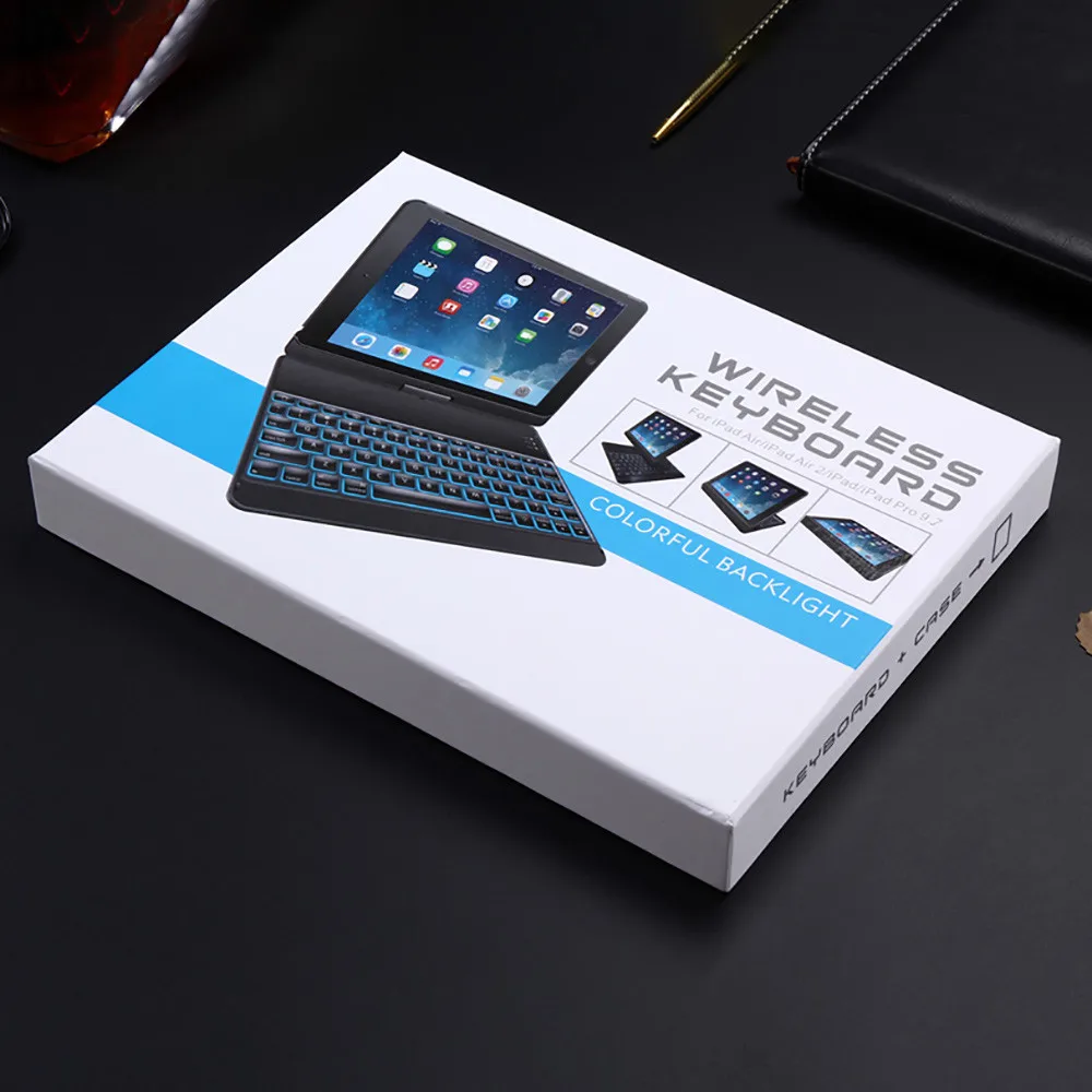 VOBERRY клавиатура для Apple Беспроводная Bluetooth съемная Ipad 9 7 дюймов 2017/2018 Pro Air1/Air2 с