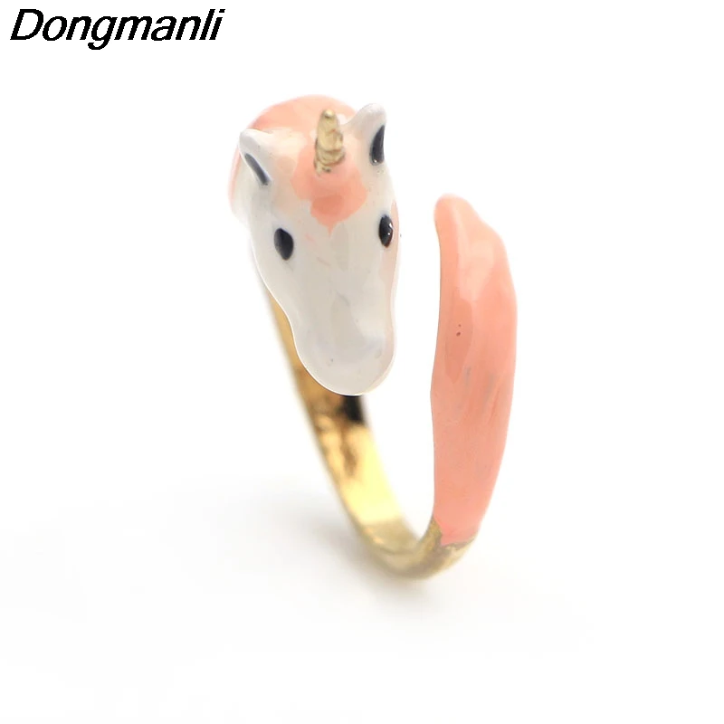 M58 Dongmanli Trendy Vintage Jewelry Adjustable Rings Cute Retro horse Ring For Women Men Gift Punk Jewelry M58 Dongmanli Trendy Vintage Jewelry Adjustable Rings Cute Retro horse Ring For Women Men Gift Punk Jewelry