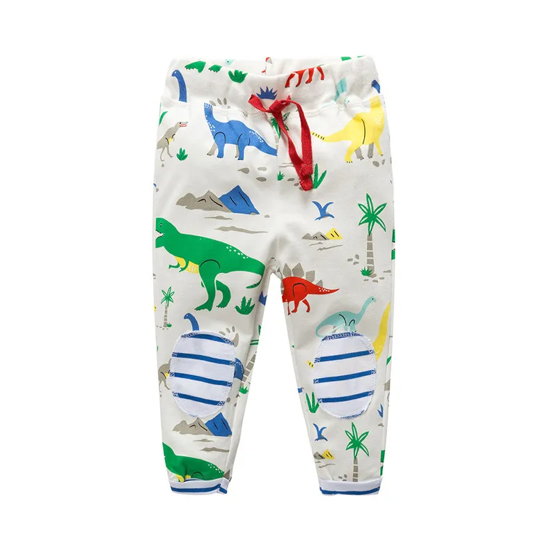 

Jumping meters baby boys spring autumn pants kids cute cartoon pants with printed lovely animals hot selling boys pants top