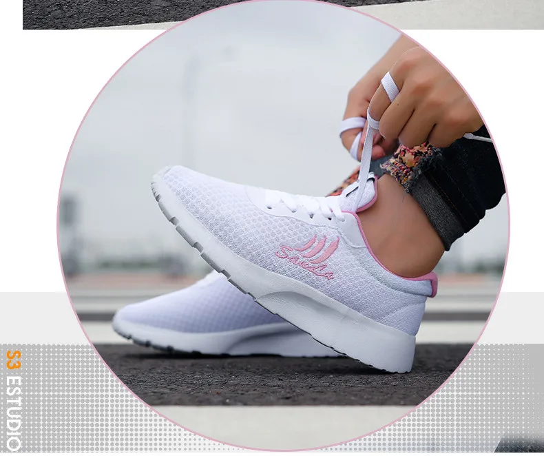 CAGILKZEL 2019 Summer Sneakers Women Shoes Breathable Mesh Shoes Woman Lace-up Tenis Feminino Walking Shoes For Zapatillas Mujer (16)