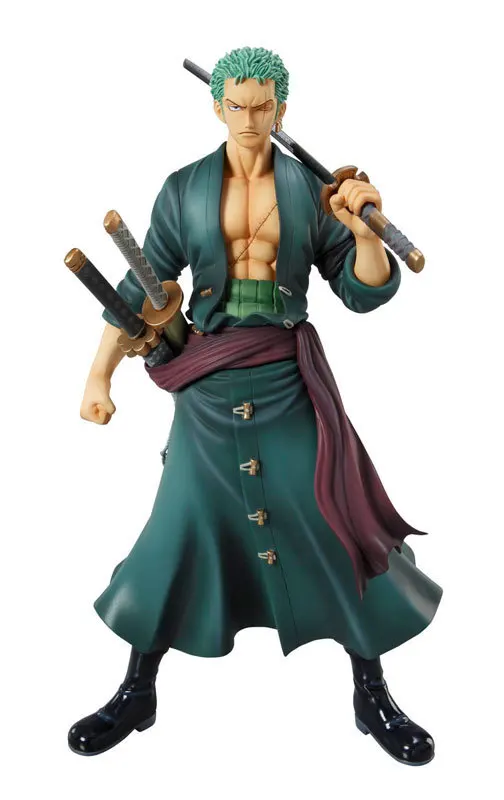 Huong Anime Figure 23CM One Piece POP Roronoa Zoro PVC Action Figure Toy Collectible Model Gift