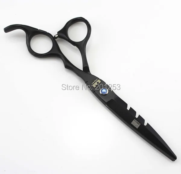 6 0Inch 5 5Inch Black Japan JP440C Cutting Scissors font b Hair b font Shear for