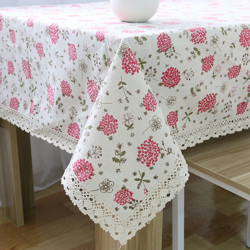 US 53 OFF Linen Cotton Lace Cloth Tablecloth Rectangular Floral Vintage Tablecloth Manteles Para Mesas Nappe Free Shipping In Tablecloths From