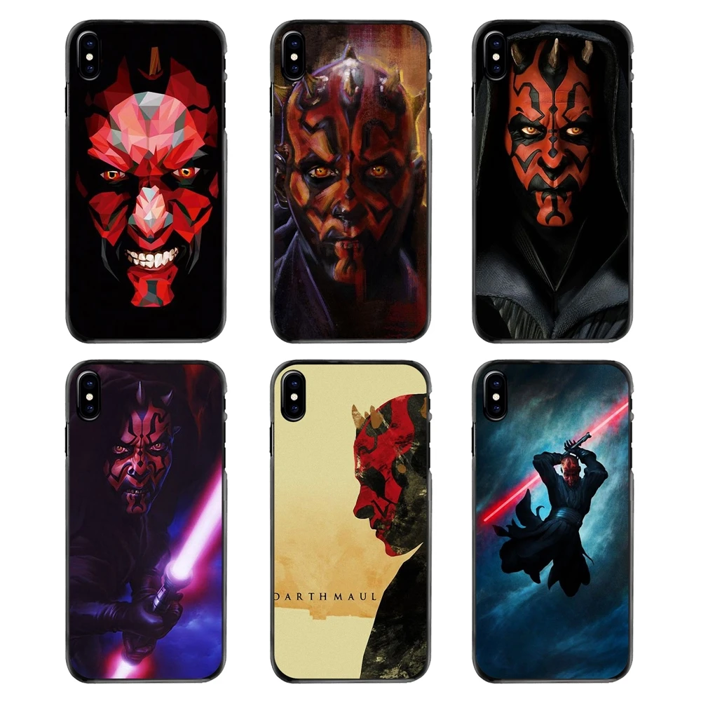 For Sony Xperia X XA XZ M2 M4 M5 C3 C4 C5 T3 E4 E5 Z Z1 Z2 Z3 Z5 Compact Phone Cover Bag sith star wars darth maul dark side Art |