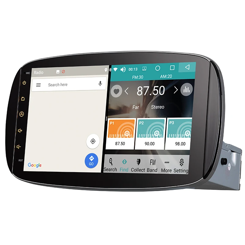 Discount Android 8.0 9 inch Car DVD Player Stereo Radio GPS Navigation Bluetooth 4GB/32GB Auto Radio for Mercedes-Benz Smart 4