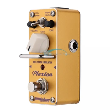 

Aroma APN-3 Plexion Brit-stack Simulator Guitar Effect Pedal Yellow Color with True Bypass Guitarra Aluminium Alloy Guitar Pedal