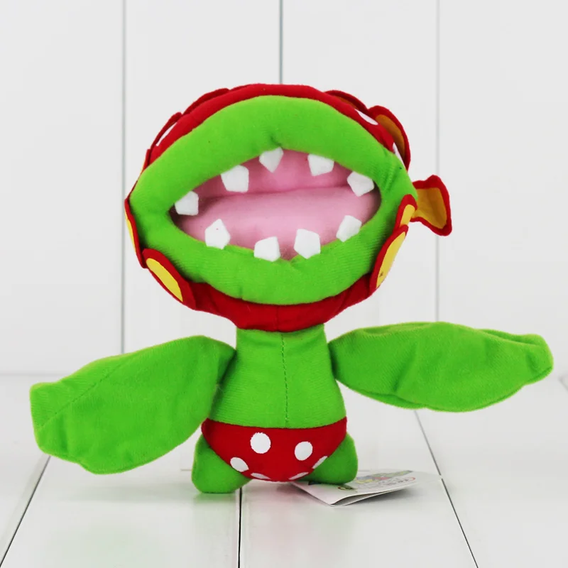 

16cm 1Pcs New Hot Super Mario Petey Piranha Corpse Flower Soft Plush Anime Cartoon Doll Collectible Gift for Kids