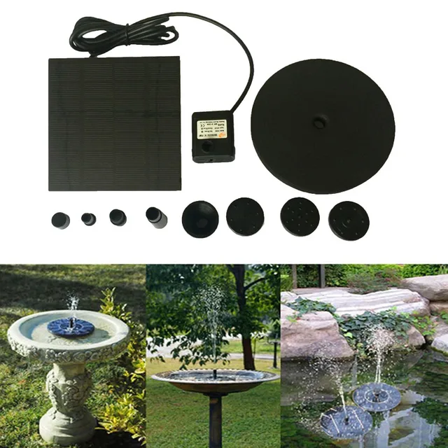 Floating Solar Ed Pond Garden Water Pump Fountain Kit Bird Bath Floating Solar Ed Pond Garden Water Pump Fountain Kit Bird Bath Fish Tankruns Automatically No Battery