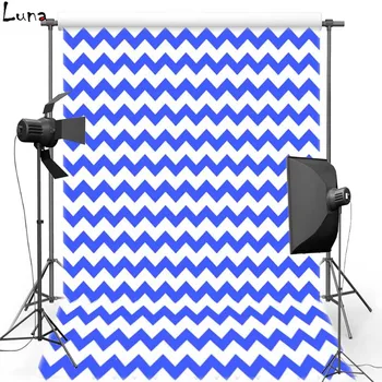 

MEHOFOTO Vinyl Photography Background For Wedding Blue Chevron New Fabric Flannel Background For Children Photo Studio 844
