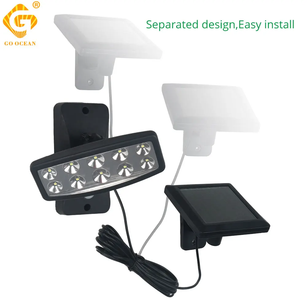 

Induction Solar Wall Light IP65 Garden Porch LED Solar Powered Outdoor Sconce Panel House Iluminacion Led Exterior Motion Sensor